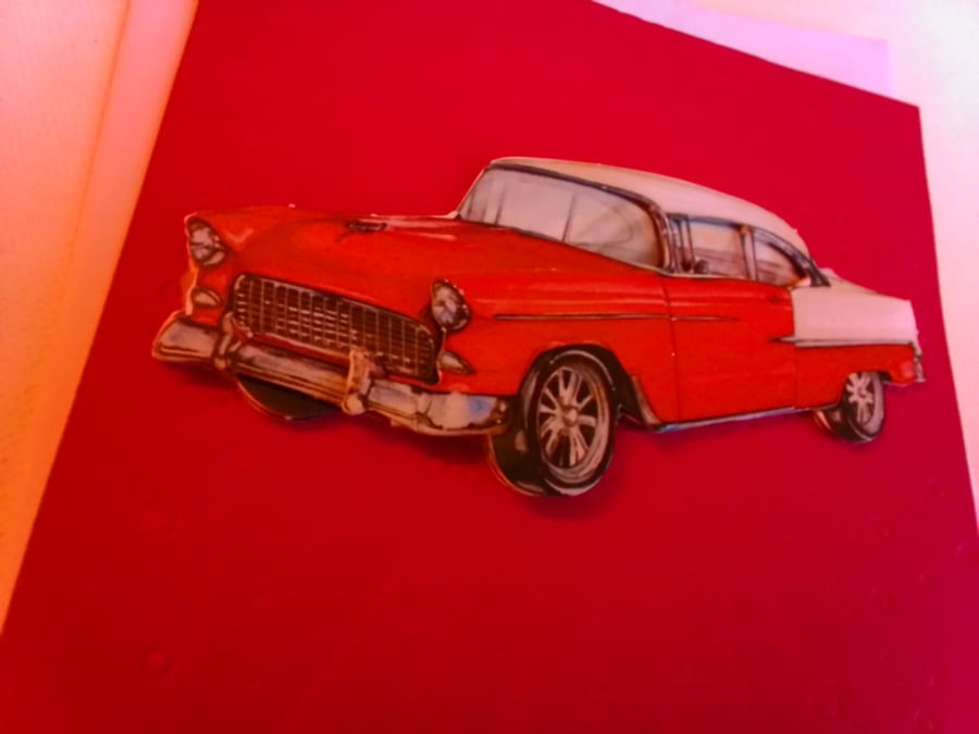 Classic car card for any occasion. CC828