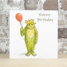 Birthday Card Monster Balloon