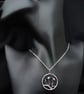 Sterling silver mushroom pendant - Image 1