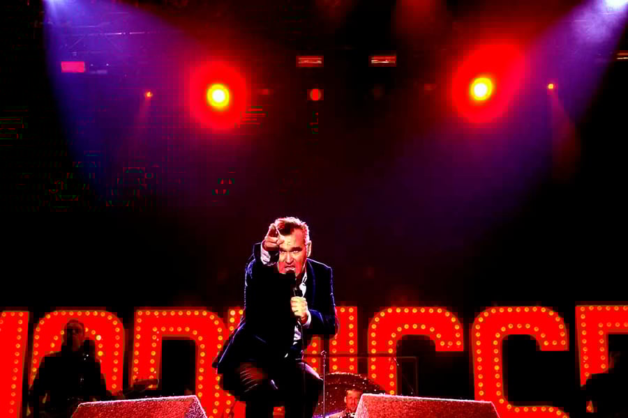 Morrissey Live at Reading Rock Festival Photograph Print