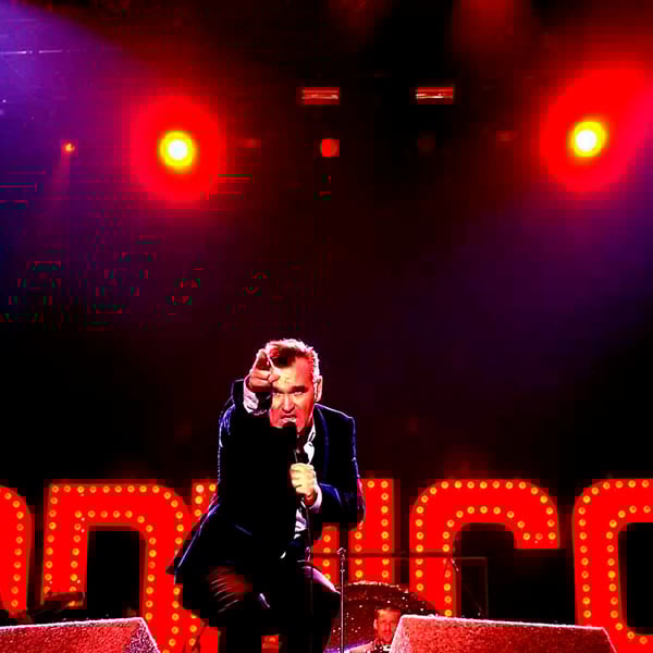 Morrissey Live at Reading Rock Festival Photograph Print