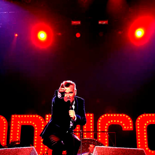 Morrissey Live at Reading Rock Festival Photograph Print