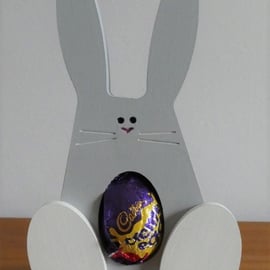 Sale - Easter Egg Holder - Grey Bunny