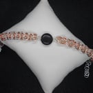 Watch style chainmaille bracelet