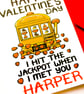 Valentine's Personalised Card, Customised I Hit The Jackpot Love Card - Image 4