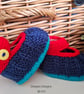 Hand Knitted Gender Neutral Baby Shoes Newborn - Image 2
