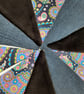 Blues theme bunting, 10 triangles. Free uk delivery.  - Image 6