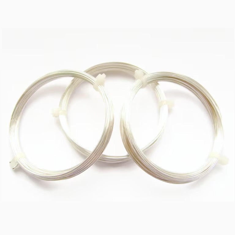 1.5mm Silver Plated Copper Wire with an Anti Tarnish Coating, 1.75 Metre Coil