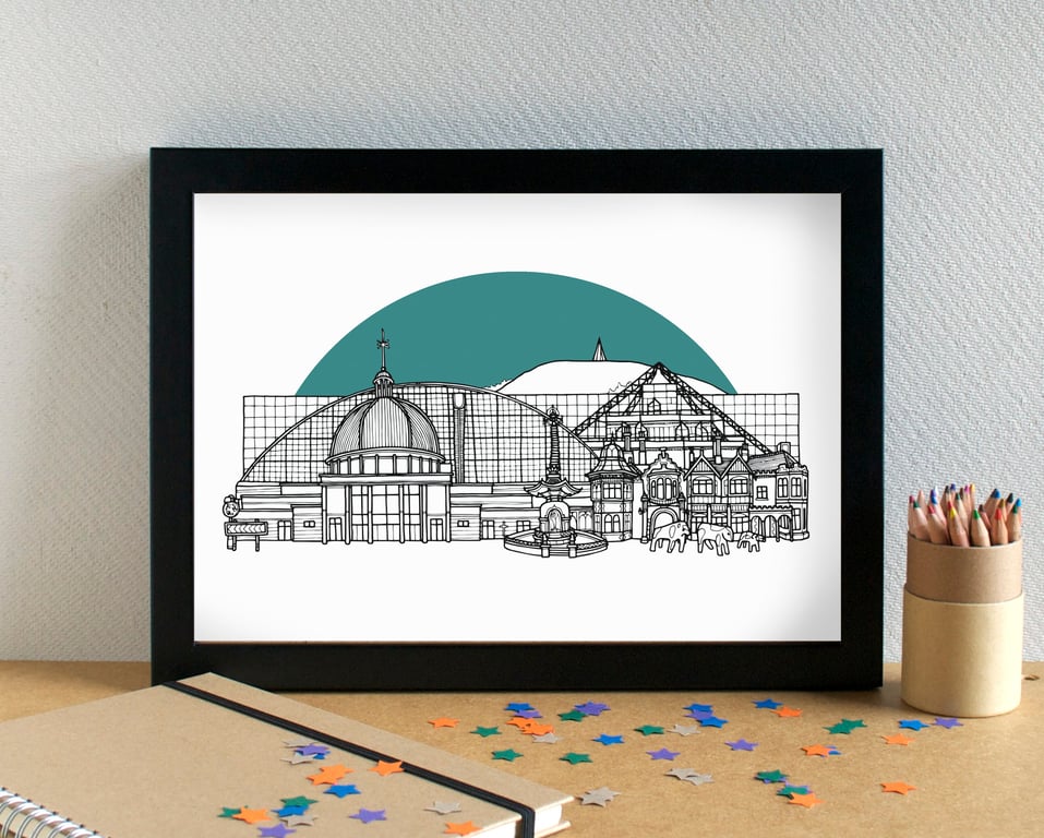 Milton Keynes Skyline Art Print