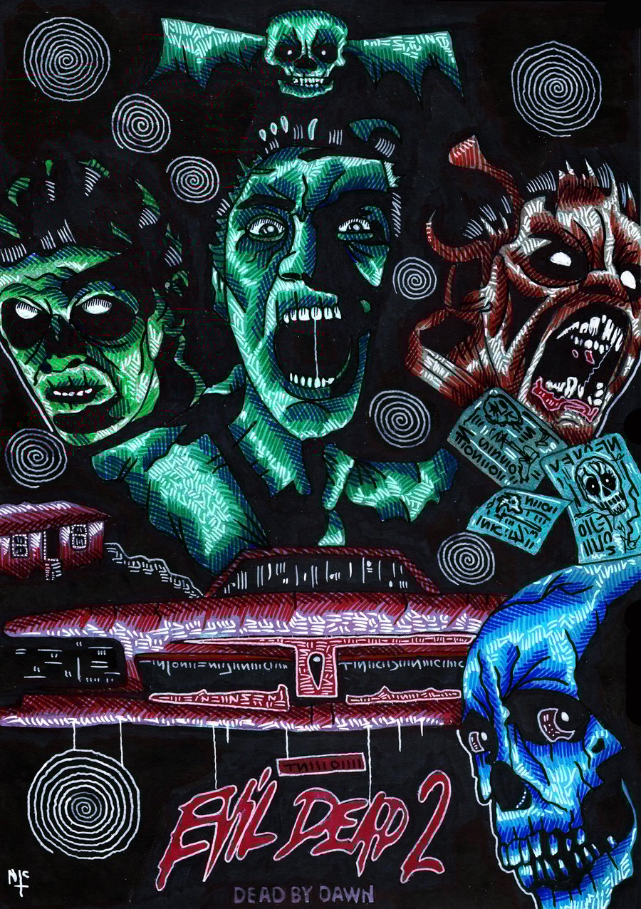 EVIL DEAD 2 POSTER ART