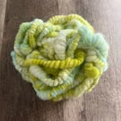 Art Yarn Handspun Devon Closewool, Corriedale and Flax Linen