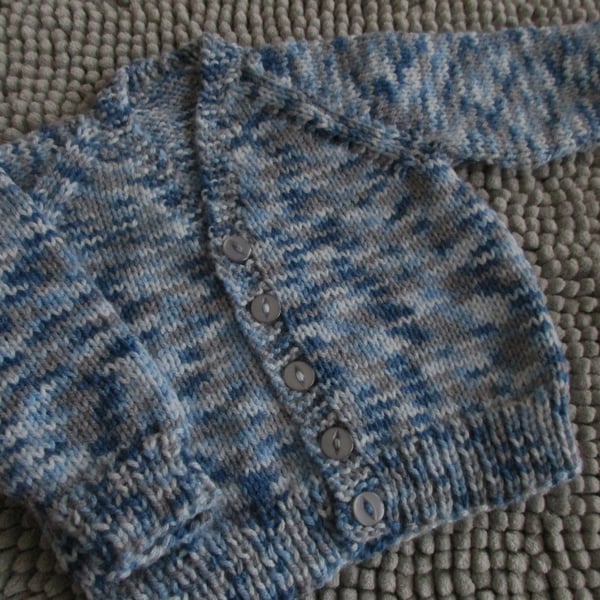 16" Baby Boys V Neck Cardigan (Multi)