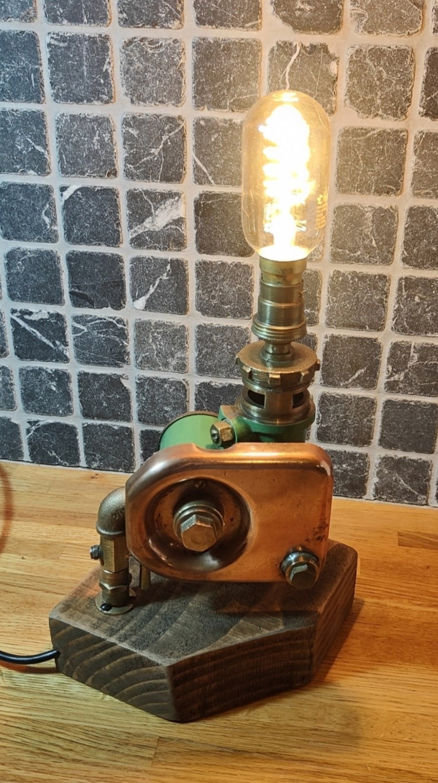 Steampunk table lamps for shop sale