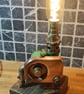 Upcycled, Steampunk, vintage carburettor lamp 