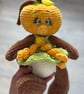 Handmade Crochet Amigurumi Pumpkin girl Soft Toy - Image 1