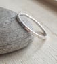 Silver stacking ring, Skinny ring, Minimalist jewellery - Image 6