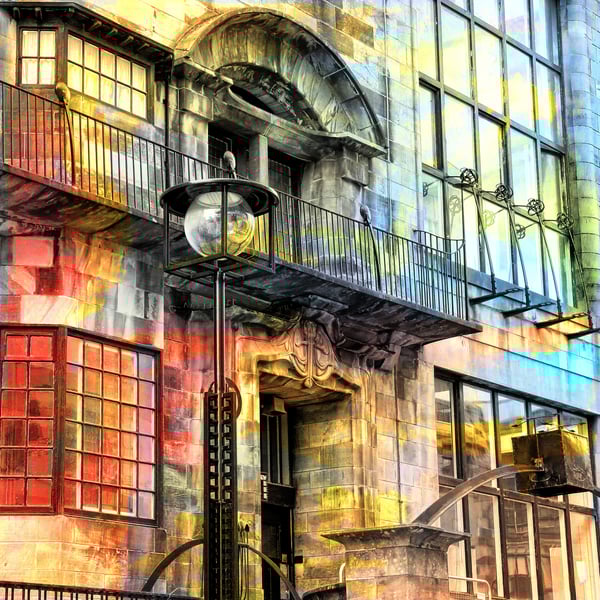 Glasgow School of Art , archival photo print