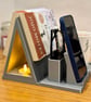 Multi-function Book Rest for Bedside - Tablet & Phone Holder - Table Tidy