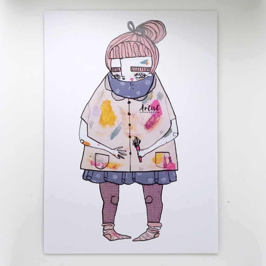 'Artist' Artwork Poster Print