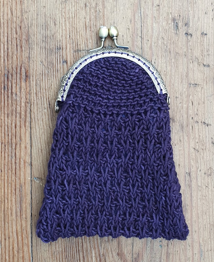 Knitted Purse