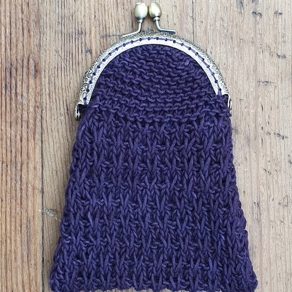 Knitted Purse
