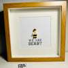 DERBY COUNTY - FOOTBALL - DCFC - FRAMED CUSTOM LEGO MINIFIGURE