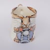 hare on a motorbike mug