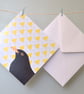 Blackbird on patterned background blank card - Image 3
