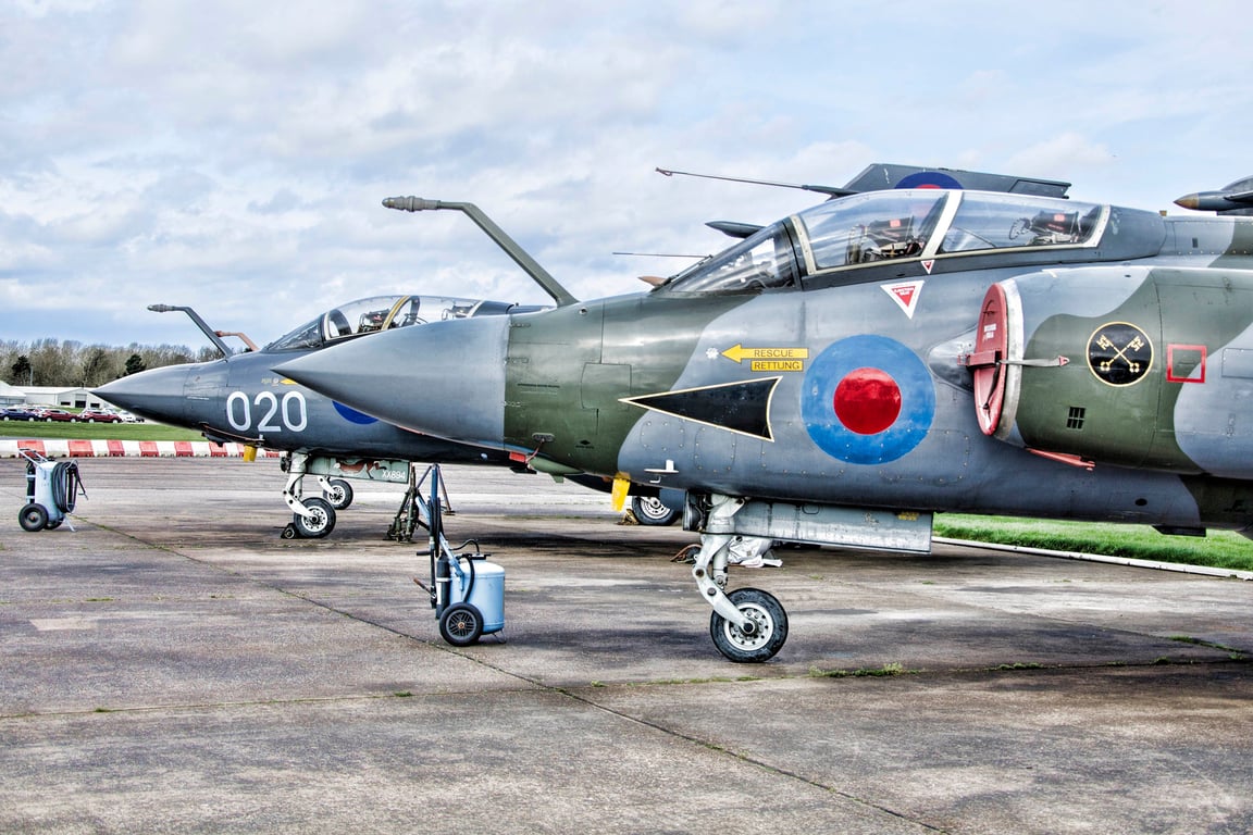 Buccaneer on runway print