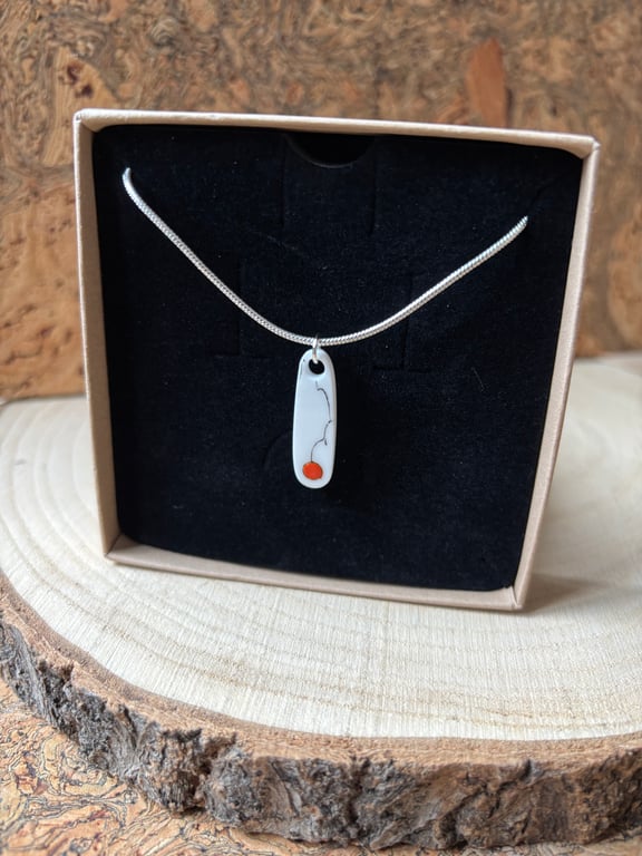Handmade Pendant Necklace, Unique Eco Friendly Gifts, Sterling Silver.