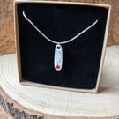 Handmade Pendant Necklace, Unique Eco Friendly Gifts, Sterling Silver.