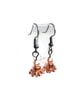 Copper colour dangle earrings - Image 3