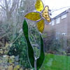 Stained Glass Daffodil Suncatcher