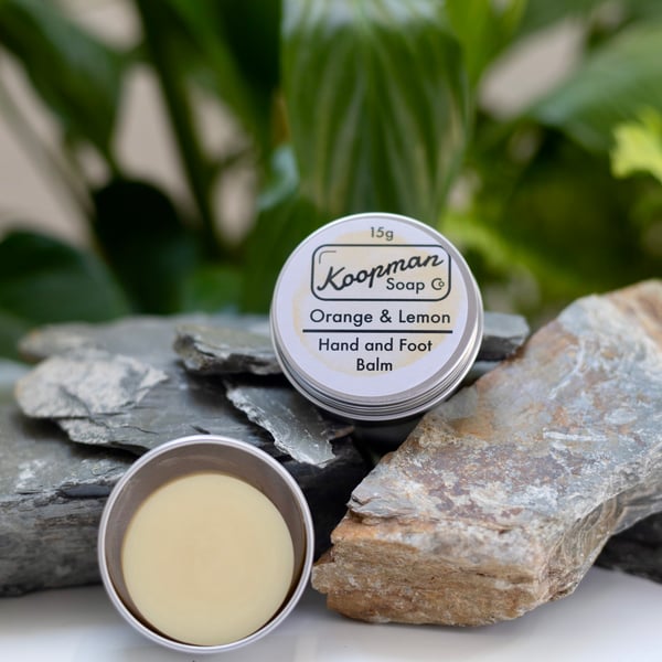 Orange & Lemon Vegan Handmade Hand and Foot Balm