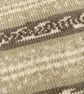Hand Knitted Baby Blanket Green and Cream Fair Isle Pram Blanket 30x33 inches - Image 4