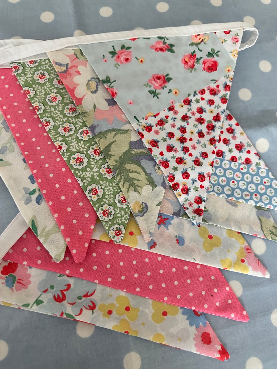 Cath kidston Fabric Spring, Summer Bunting, 