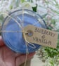 Blueberry and Vanilla Soy Wax Candle Handmade Scented Gift Jar - Image 2