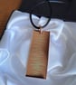 Copper Necklace with silver inlay, Handmade Pendant - Image 3