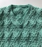 Tank top with a diamond cable pattern - Image 3
