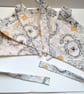 Bee Cotton Fabric Bunting, Yellow Fabric Napkins ,6 flags 1.6 metres - Image 1