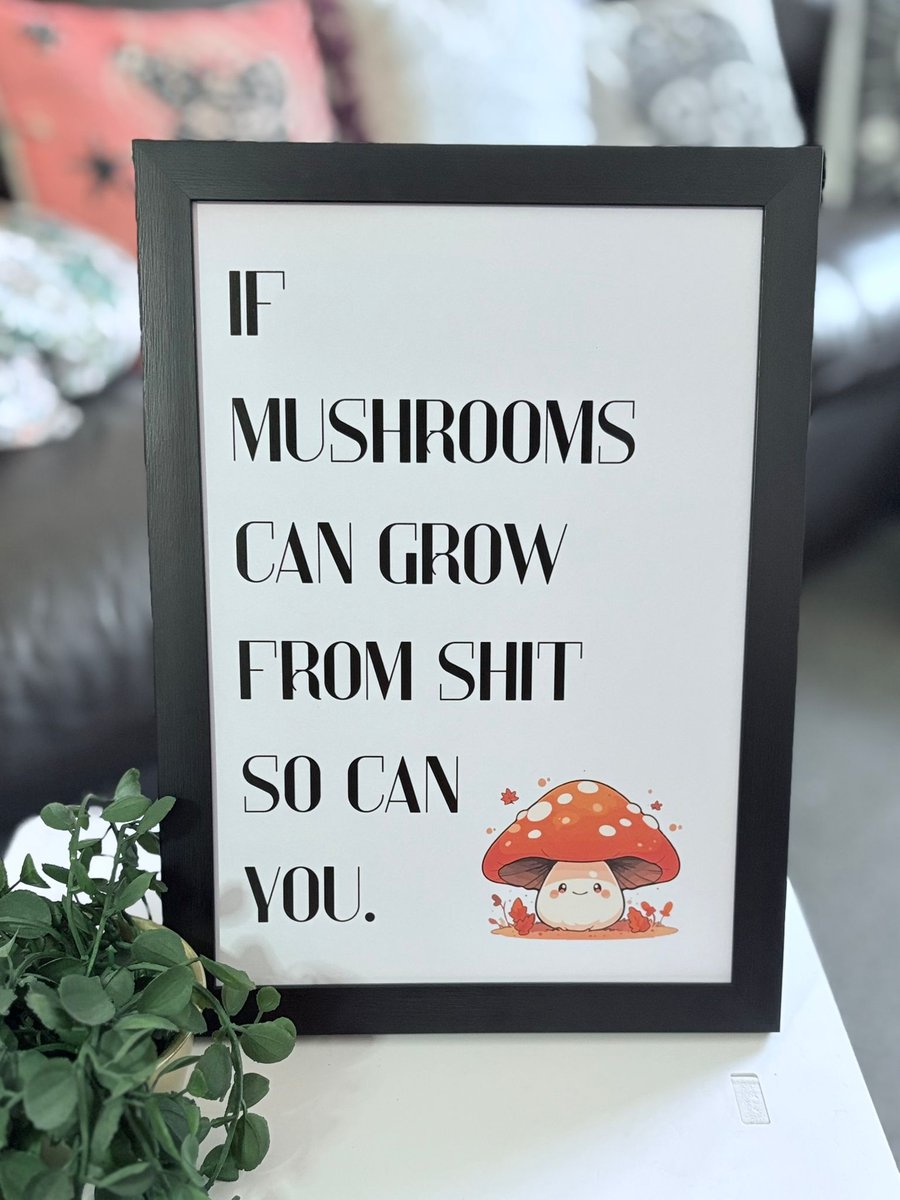 A4 Framed Funny Quote