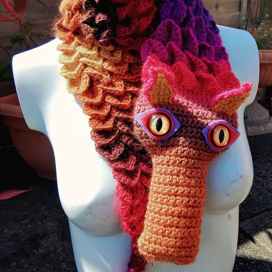 Fire Dragon Scarf