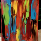 Original Abstract Painting , On Canvas 25cm 30cm 