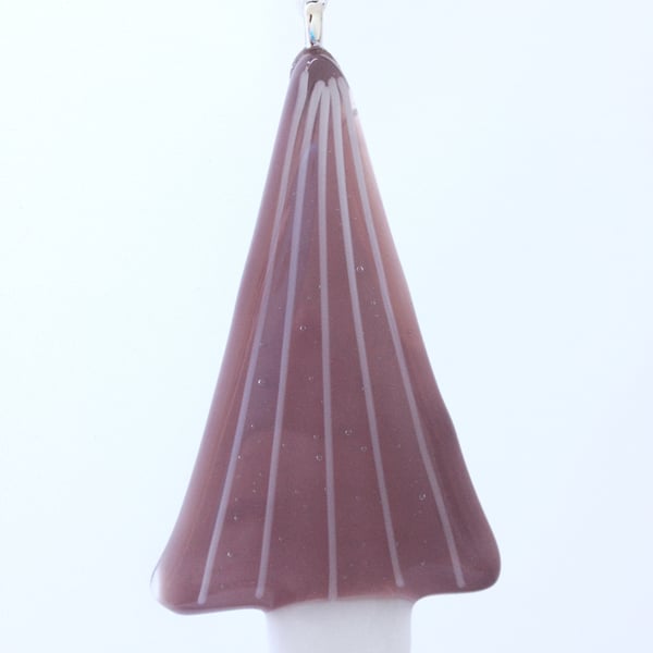 Lilac Glass Christmas Tree Decoration 