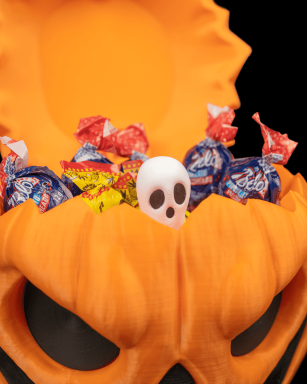 Possessed Pumpkin Candy Bowl – 3D Printed Halloween Sweet Holder