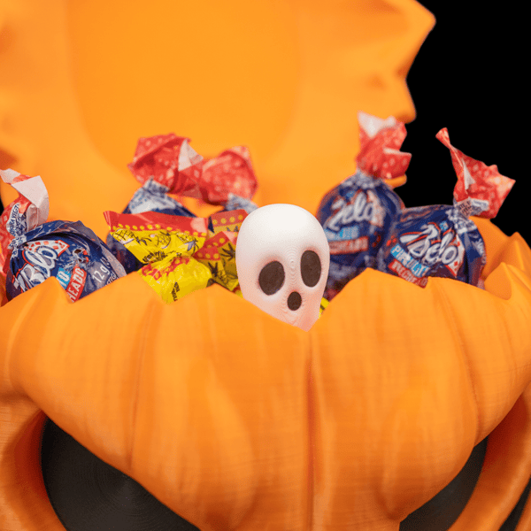 Possessed Pumpkin Candy Bowl – 3D Printed Halloween Sweet Holder