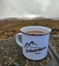 Enamel Hiking mug, Adventure Mug, Welsh Mountain Mug, Mwg Cymraeg, Hiker Gift - Image 2