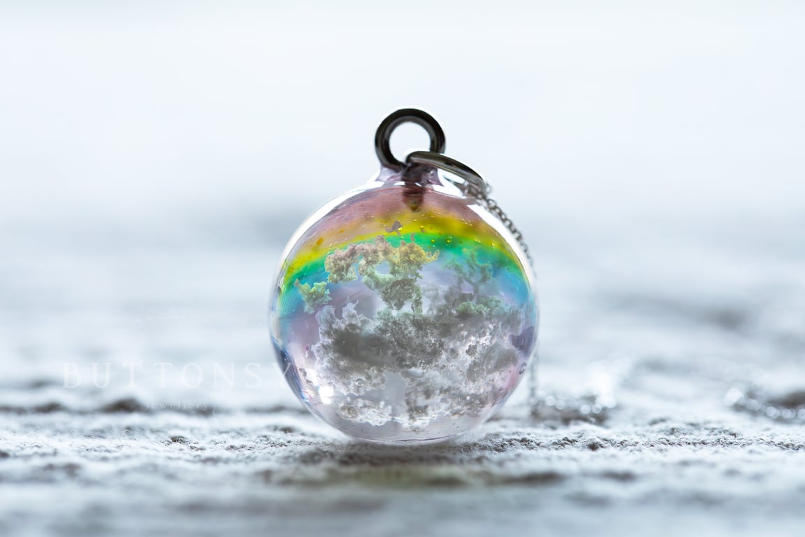 Rainbow Cloud Necklace