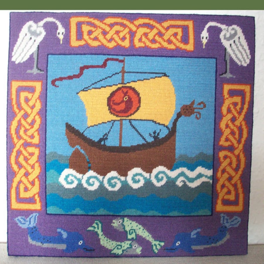 Celtic Boat Tapestry Kit