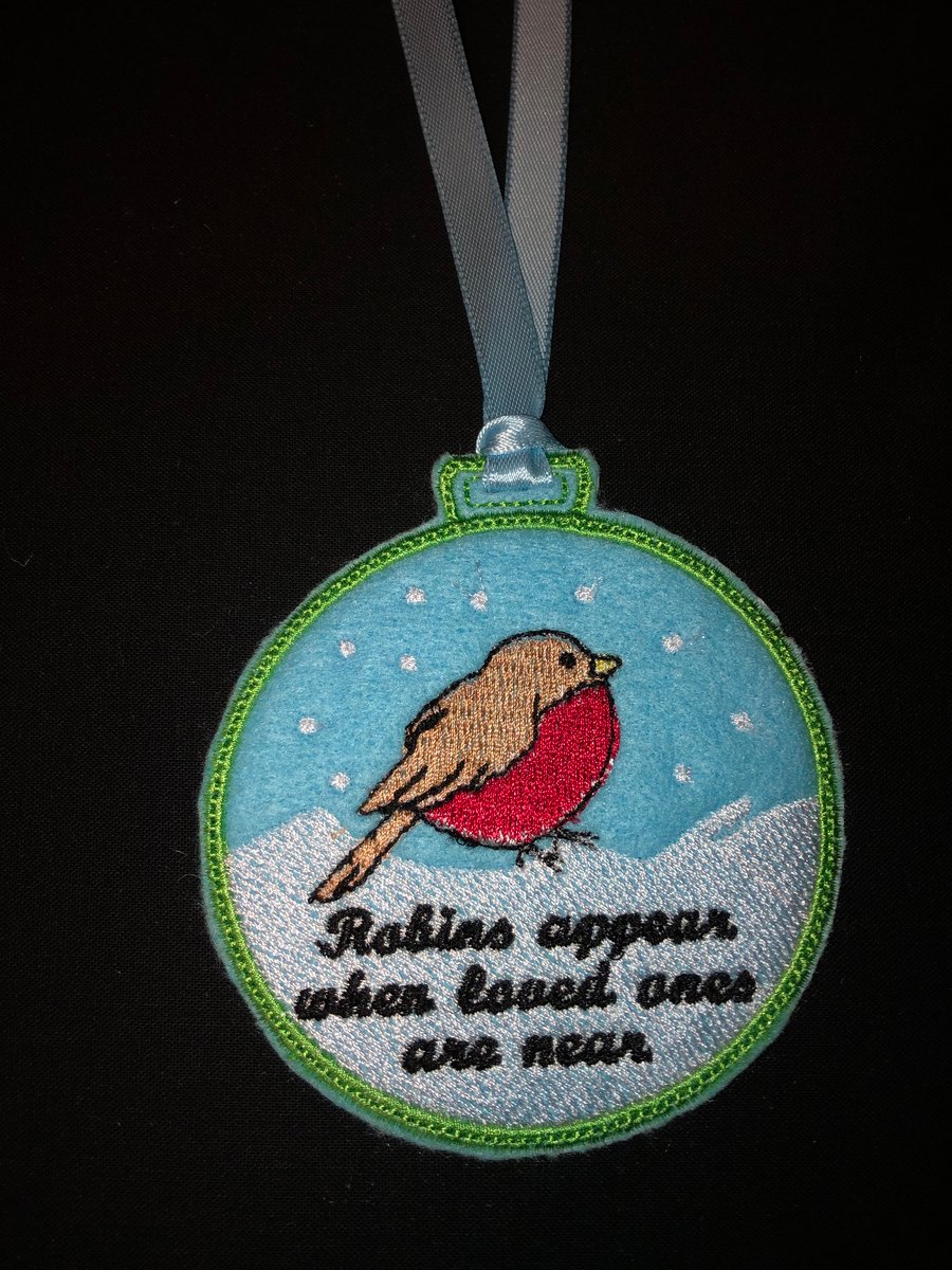 Robins appear when loved ones are near Decoration